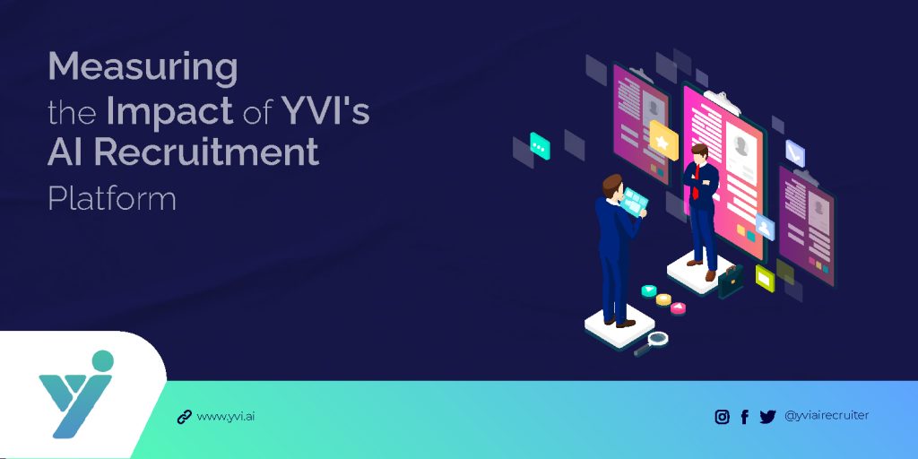 What measurable results can be expected by using YVI's AI recruitment platform?