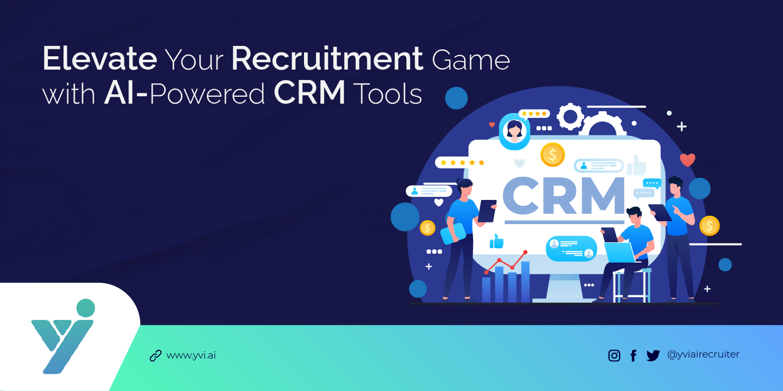 Candidate relationship management (CRM) tools for AI recruitment